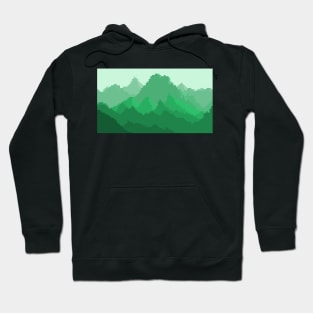 Forest Mountains Landscape Hoodie